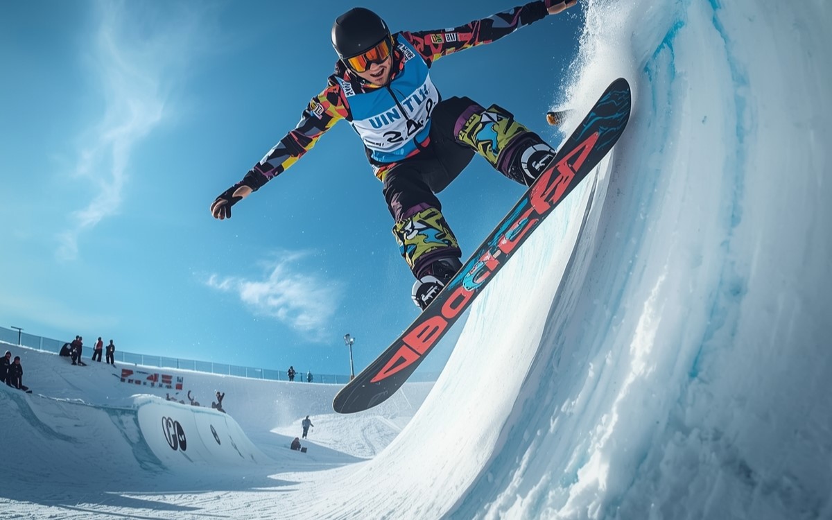 Freestyle snowboarden